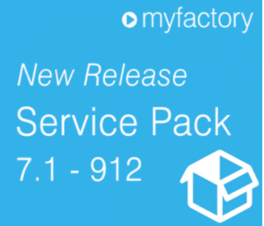 myfactory Service Pack Version 7.1 - 912